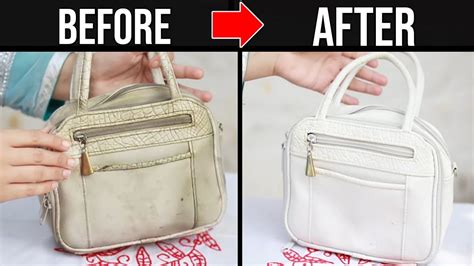 white leather bags stains